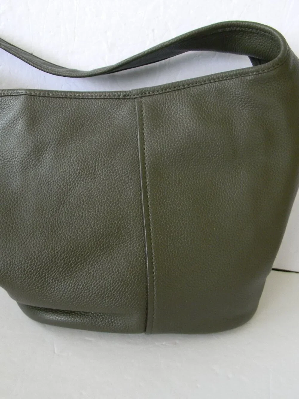 Michael Kors Sonny Medium Hobo Shoulder Bag IVY GREEN (OLIVE) PEBBLE LEATHER NWT